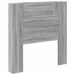 vidaXL T&ecirc;te de lit Gris Sonoma 100 x 16,5 x 103,5 cm Bois d'ing&eacute;nierie