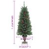 vidaXL Sapins de Noël artificiels 2 pcs 100 LED vert 120 cm