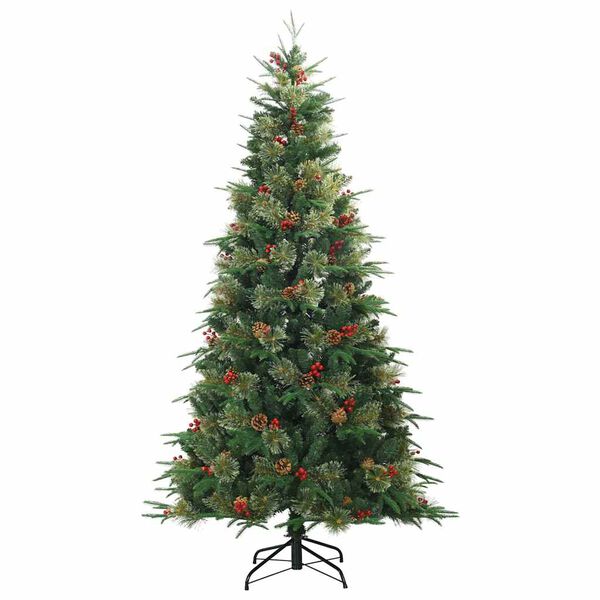 vidaXL Sapin de No&euml;l Artificiel &agrave; Branches Articul&eacute;es Vert 240 cm