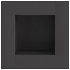 vidaXL Braise Noir 60 x 60 x 30 cm Acier