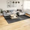 vidaXL Tapis IZA poils courts style scandinave anthracite 200x280 cm