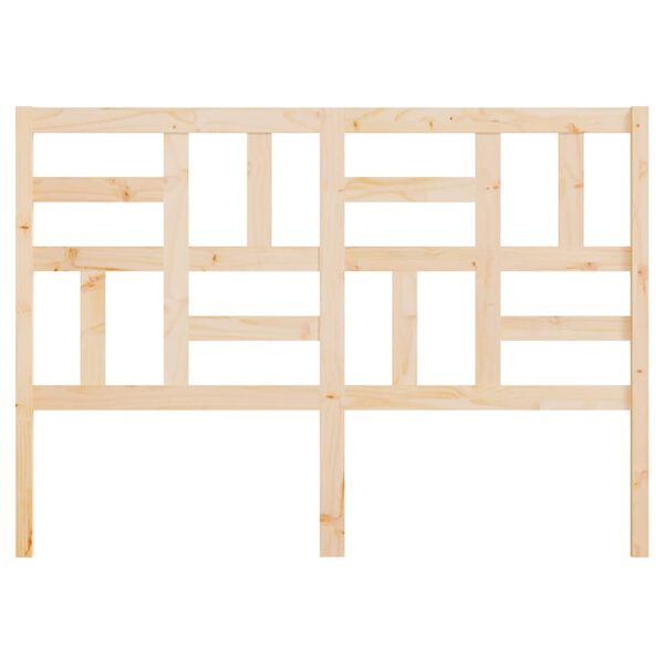 vidaXL T&ecirc;te de lit 126x4x104 cm Bois massif de pin