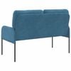 vidaXL Canap&eacute;s avec coussin 110cm Bleu Contreplaqu&eacute;