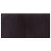 vidaXL Tapis rectangulaire marron fonc&eacute; 100x200 cm bambou