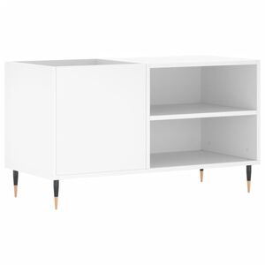vidaXL Armoire &agrave; disques blanc 85x38x48 cm bois d'ing&eacute;nierie