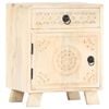 vidaXL Table de chevet 40x30x50 cm Bois de manguier massif