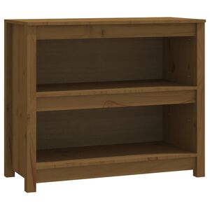 vidaXL Biblioth&egrave;que Marron miel 80x35x68 cm Bois de pin massif
