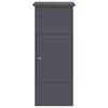 vidaXL Bo&icirc;te de d&eacute;p&ocirc;t de colis Anthracite 44,5 x 29 x 110,5 cm Acier