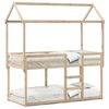 vidaXL Lit superpos&eacute; sans matelas 90x190 cm bois de pin massif