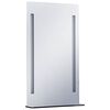 vidaXL Miroir mural &agrave; LED pour salle de bains avec &eacute;tag&egrave;re 60x100 cm