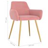 vidaXL Chaises &agrave; manger lot de 6 rose velours
