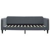 vidaXL Lit de repos sans matelas gris foncé 100x200 cm velours