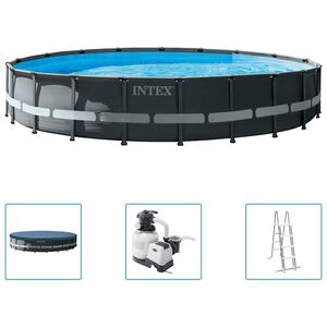 Intex Ensemble de piscine ronde Ultra XTR Frame 610x122 cm