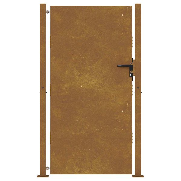 vidaXL Portail de jardin 100x175 cm en acier Corten