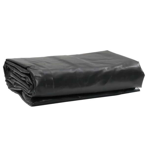 vidaXL B&acirc;che noir 2,5x4,5 m 650 g/m&sup2;
