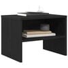 vidaXL Cabinet de chevet Ch&ecirc;ne noir 40 x 40 x 30 cm Bois d'ing&eacute;nierie