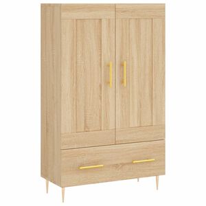 vidaXL Buffet haut ch&ecirc;ne sonoma 69,5x31x115 cm bois d'ing&eacute;nierie