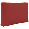 vidaXL Coussin de canap&eacute; d'ext&eacute;rieur 3 pcs Bordeaux Polyester
