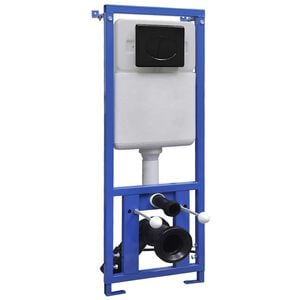vidaXL R&eacute;servoir encastr&eacute; pour WC suspendu 11 L 41x14x(110-125) cm