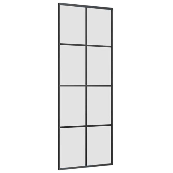 vidaXL Porte coulissante avec kit de quincaillerie 76x205 cm Verre ESG