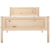 vidaXL Cadre de lit sans matelas bois de pin massif 90x200 cm