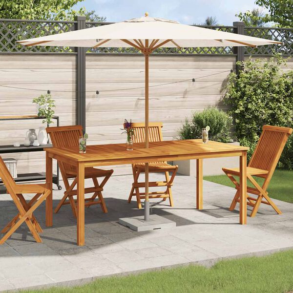 vidaXL Table &agrave; manger de jardin 180x90x75 cm bois massif d'acacia
