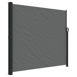 vidaXL Store lat&eacute;ral r&eacute;tractable Anthracite 180 x 300 cm