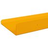 vidaXL &Eacute;tag&egrave;re flottante 3 pcs Jaune moutarde 40 x 9 x 2,5 cm Acier