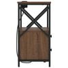 vidaXL Cabinet de chevet Ch&ecirc;ne brun 40 x 31 x 60 cm Bois d'ing&eacute;nierie