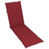 vidaXL Chaise longue d'ext&eacute;rieur repose-pied et coussin Acacia solide