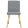vidaXL Chaises &agrave; manger lot de 6 gris clair tissu