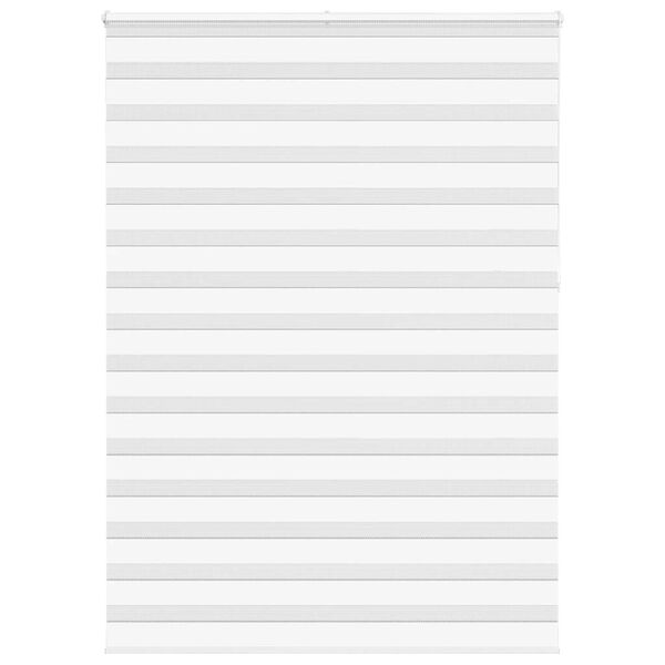 vidaXL Store z&egrave;bre blanc 165x230 cm largeur du tissu 160,9cm polyester