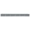 vidaXL Lit sur&eacute;lev&eacute; de jardin Acier galvanis&eacute; 600x80x45 cm Gris