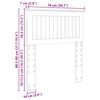 vidaXL T&ecirc;te de lit Ch&ecirc;ne Sonoma 75 cm Bois d'ing&eacute;nierie