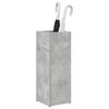 vidaXL Porte-parapluie Gris b&eacute;ton 20 x 20 x 55,5 cm Bois d'ing&eacute;nierie