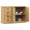 vidaXL Buffet avec tiroirs VIGO 113x40x75 cm bois massif de pin