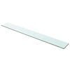 vidaXL Panneau pour &eacute;tag&egrave;re Verre transparent 100 x 12 cm