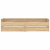 vidaXL Cadre de lit avec tiroirs sans matelas chêne sonoma 90x190 cm