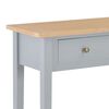 vidaXL Table de console et coiffeuse Gris 79x30x74 cm Bois