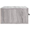 vidaXL Tables de chevet murales 2 pcs sonoma gris 35x35x20 cm