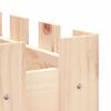vidaXL Lit surélevé de jardin design de clôture 100x50x70cm pin massif