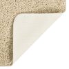vidaXL Tapis shaggy antid&eacute;rapant Cr&egrave;me 80x150 cm