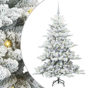 vidaXL Sapin de No&euml;l Artificiel &agrave; Branches Articul&eacute;es Blanc 150 cm