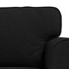 vidaXL Canap&eacute; 2 pcs Noir 215 x 82 x 80 cm tissu