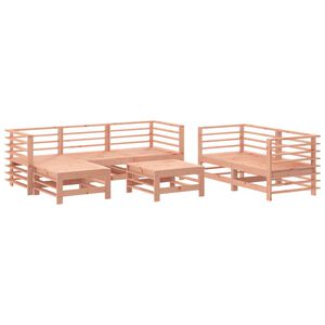 vidaXL Salon de jardin 7 pcs bois massif douglas