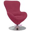 vidaXL Fauteuil &oelig;uf Bordeaux Velours
