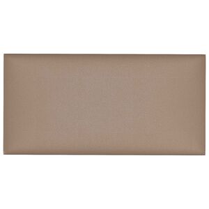 vidaXL T&ecirc;te de lit murale 12 pc 30 x 15 cm Cappuccino tissu