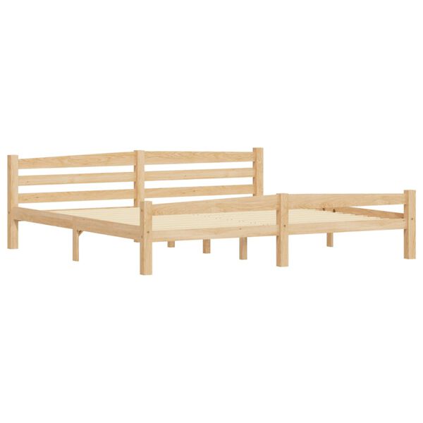 vidaXL Cadre de lit sans matelas bois massif de pin 200x200 cm