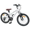vidaXL Kids Mountain Bike 20 Pouces 6-Speed pour 5-8 ans Blanc