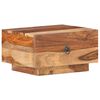 vidaXL Table de chevet 40 x 40 x 25 cm Bois massif